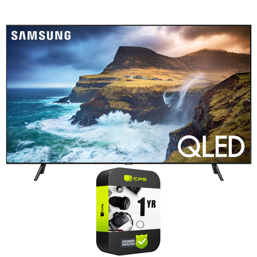 Samsung QN65Q70RA 65` Q70 QLED Smart 4K UHD TV (2019 Model) (Renewed) + Protection Plan