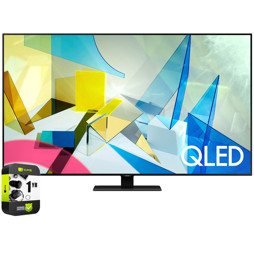 Samsung 50` Class Q80T QLED 4K UHD HDR Smart TV 2020 + 1 Year Extended Warranty