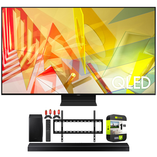 Samsung QN85Q90TA 85` QLED 4K UHD Smart TV 2020 + 5.1ch Soundbar HW-Q60T Bundle