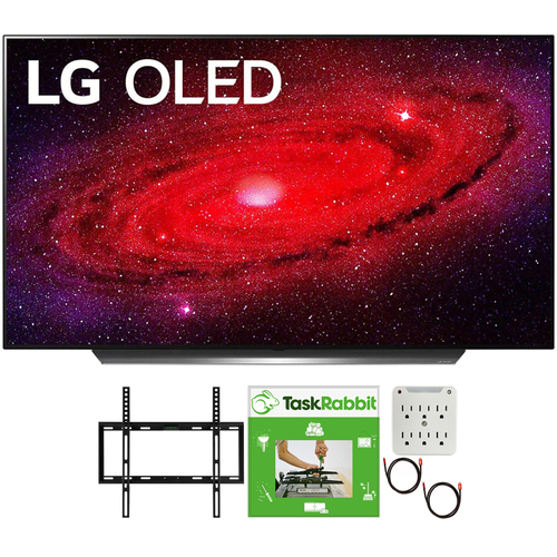LG 48` CX 4K Smart OLED TV with AI ThinQ 2020 + TaskRabbit Installation Bundle