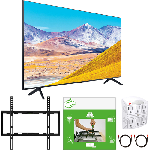 Samsung 50` UN50TU8000 4K UHD Smart LED TV (2020 Model) + TaskRabbit Installation Bundle