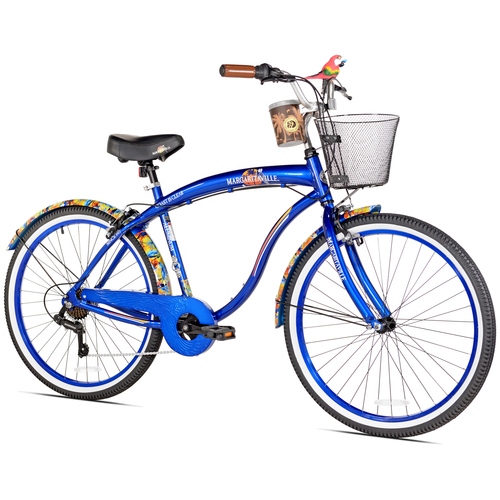 Kent 26` Adult Men's Margaritaville Coast is Clear Blue Cruiser Bike 62672