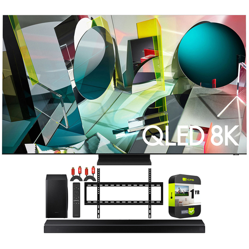 Samsung QN75Q900TS 75` QLED 8K UHD Smart TV 2020 + 5.1ch Soundbar HW-Q60T Bundle