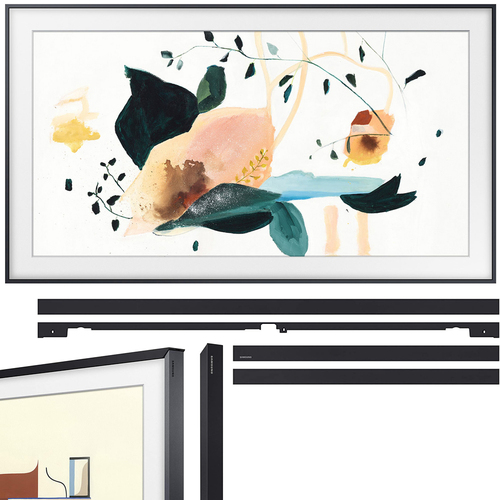 Samsung The Frame 3.0 65` QLED Smart 4K UHD TV 2020 w/Customizable Bezel (Black)