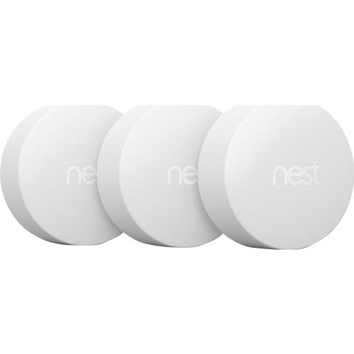 Google Nest Temperature Sensor 3 Pack with Manufacturer 1 Year Limited Warranty - Open Box