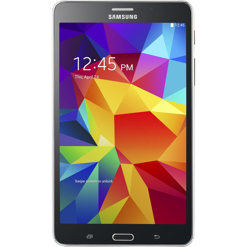 Samsung Galaxy Tab 4 Black 8GB 7` Tablet - 1.2 GHz Quad Core Proc.Android 4.4 - OPEN BOX