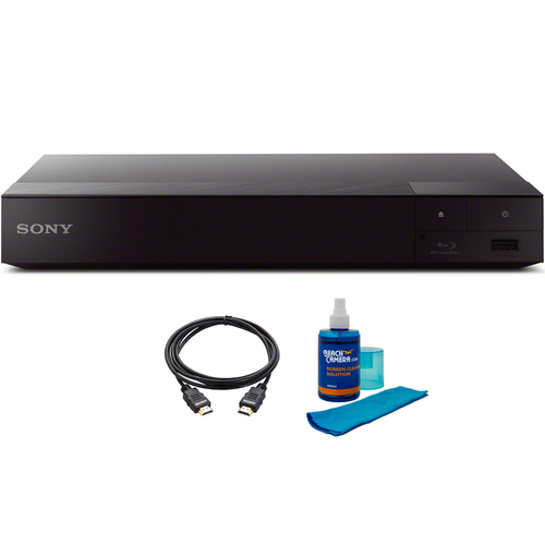 Sony BDP-S6700 4K Upscaling 3D Streaming Blu-ray Disc Player w/ Accessory Bundle