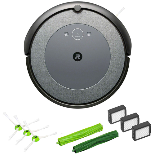 iRobot Roomba i3 Wi-Fi Connected Robot Vacuum w/ Replenishment Accessory Kit
