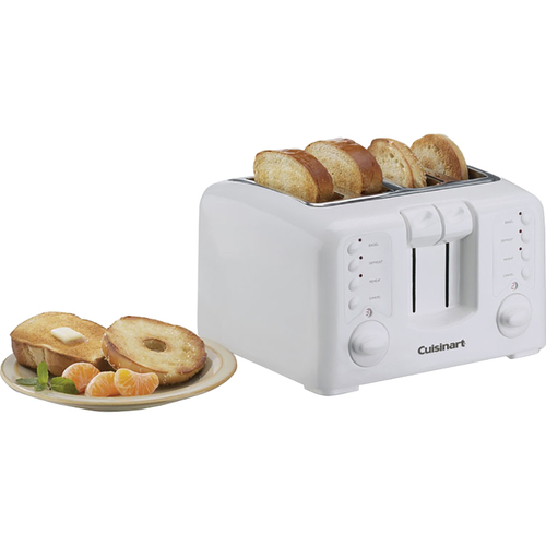 Cuisinart CPT-140FR Electronic Cool Touch 4-Slice Toaster White - Manufacturer Refurbished