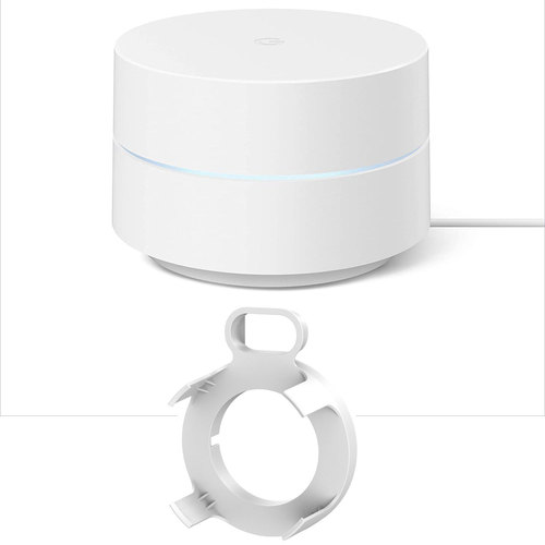 Google WiFi Mesh Network System Router AC1200 Point with Wi-Fi Outlet Wall Mount Bundle