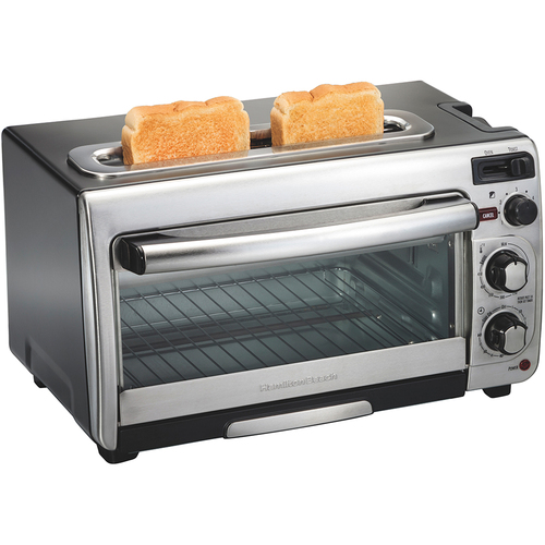 Hamilton Beach 2-in-1 Combination Oven & Toaster - 31156 - (Renewed)