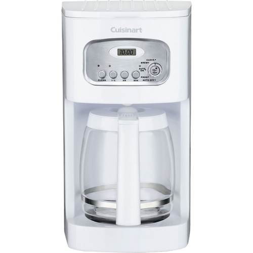 Cuisinart 12-Cup Programmable Coffeemaker, White Refurbished