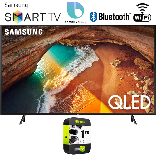 Samsung 75` Q60 QLED Smart 4K UHD TV (2019) (Renewed) + 1 Year Protection Plan