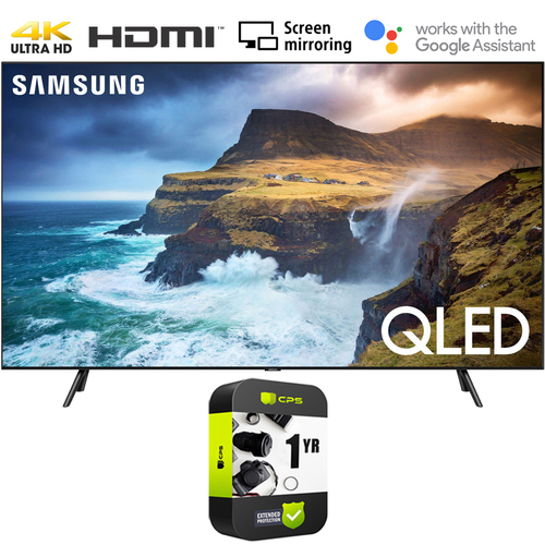 Samsung 82` Q70 QLED Smart 4K UHD TV (2019) QN82Q70RA (Renewed) + 1 Year Protection Plan