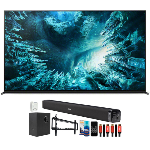 Sony XBR75Z8H 75` Z8H 8K LED Smart TV (2020) with Deco Gear Home Theater Bundle