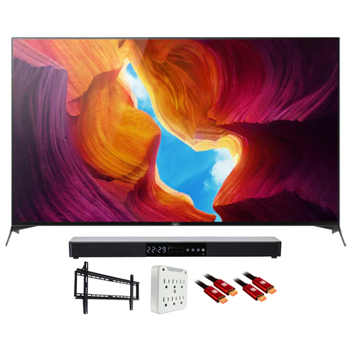 Sony XBR65X950H 65` X950H 4K Ultra HD LED TV (2020) with Deco Gear Soundbar Bundle