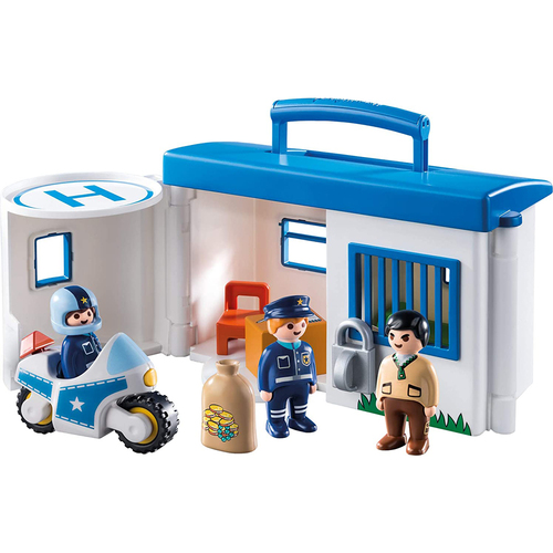 Playmobil Take Along Police Station - (9382)