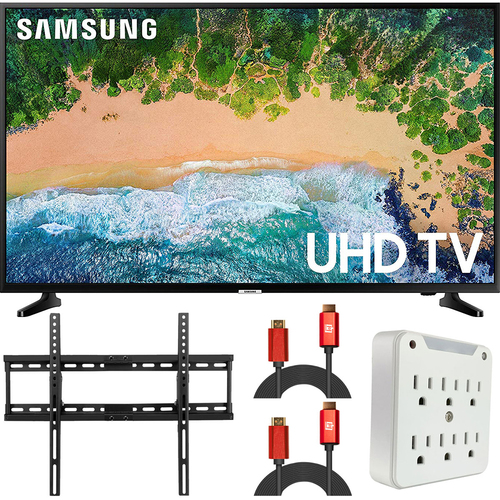 Samsung 43` NU6900 Smart 4K UHD TV (2018) UN43NU690 (Renewed)  + Wall Mount Kit