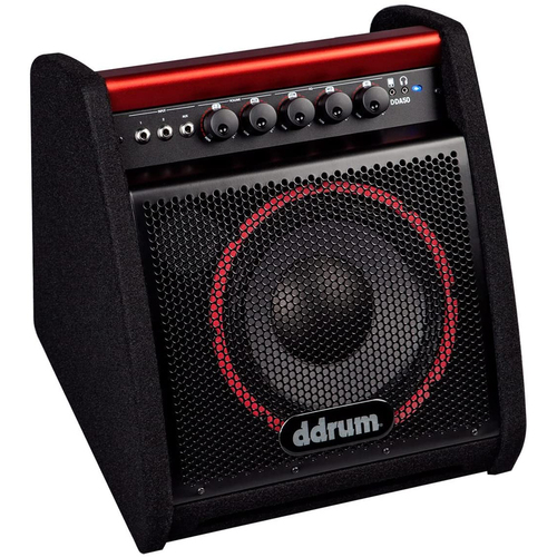 DDA50 50 Watt Electronic Percussion Amplifier, Black DDA50
