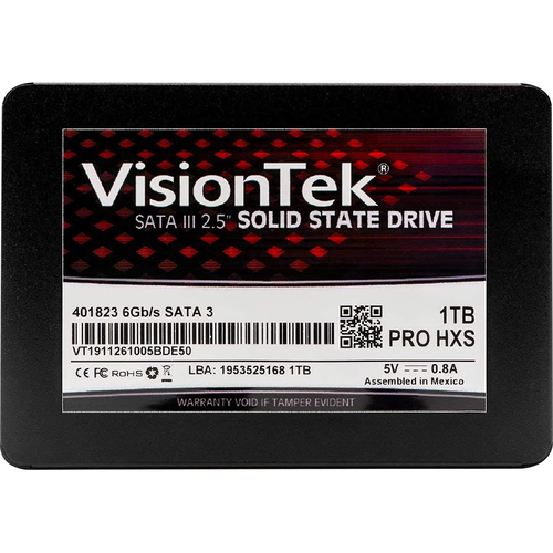 Visiontek 1TB PRO HXS 7mm 2.5` SSD Internal Computer Memory and Storage - 901311