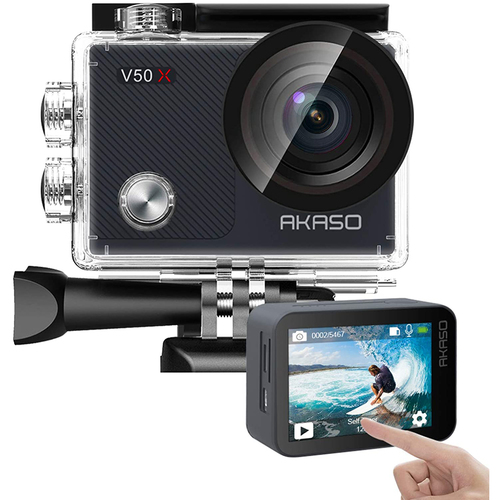 Akaso V50X Native 4K30fps WiFi Action Camera with EIS Touch Screen