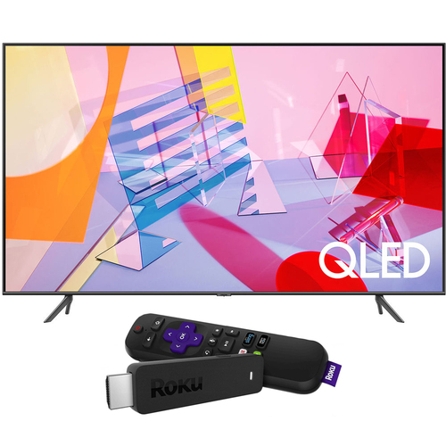 Samsung 55` Q60T QLED 4K UHD HDR Smart TV 2020 Refurbished + Streaming Stick