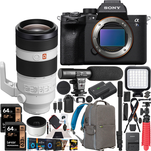 Sony a7S III Mirrorless Camera + 100-400mm F4.5-5.6 GM Lens SEL100400GM Kit Bundle