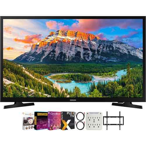 Samsung 32` 1080p Smart LED TV (2018), Black +Movies Streaming Pack