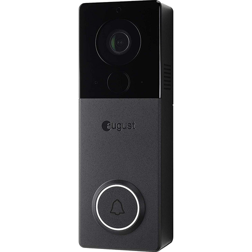 August View Wire-Free Doorbell Camera - (Black) - AUG-AB03-C04-001