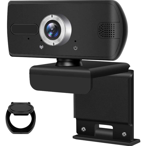 1920 x 1080p USB Webcam with Microphone and Digital Noise Reduction