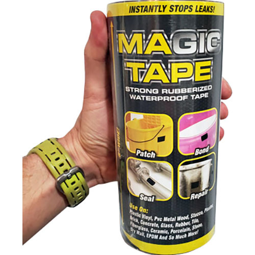 Super Strong, Rubberized, Waterproof Tape for Patching, Bonding & Sealing