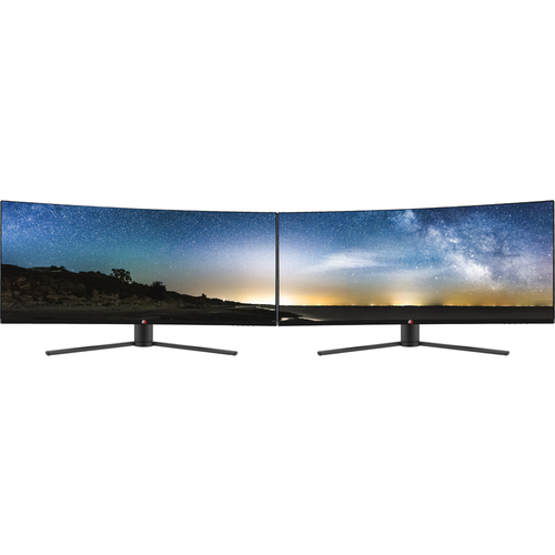 Deco Gear 34` 2560x1080 Color Accurate Curved Monitor with HDR400, 3000:1, 4ms, 2-Pack