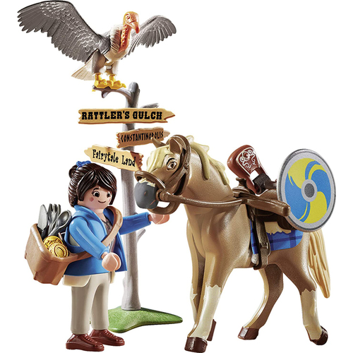 Playmobile PLAYMOBIL: THE MOVIE Marla with Horse - (70072)