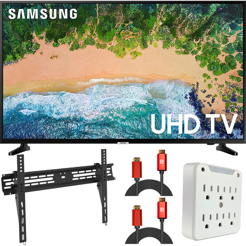 Samsung 55` NU6900 Smart 4K UHD TV (2018) (Renewed) UN55NU6900 + Wall Mount Kit