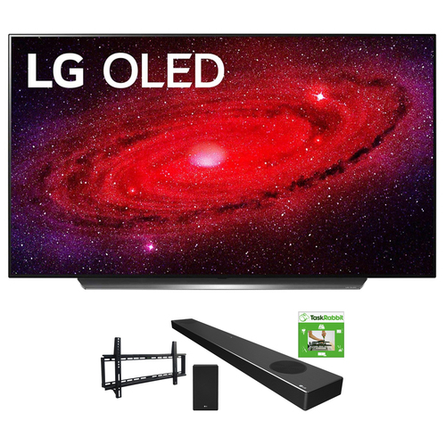 LG 65` CX 4K Smart OLED TV w/ AI ThinQ (2020) + LG SN9YG Sound Bar Bundle