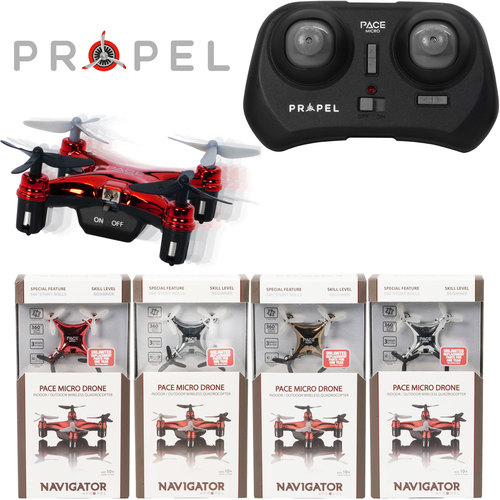 Navigator Pace Micro Drone Wireless Quadcopter (Assorted Colors) - NETIPMD