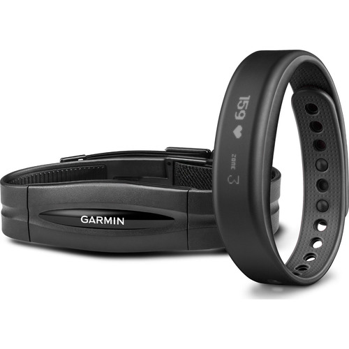 Garmin vivosmart Bluetooth Activity Tracker with HRM- Large - Black (010-01317-50)