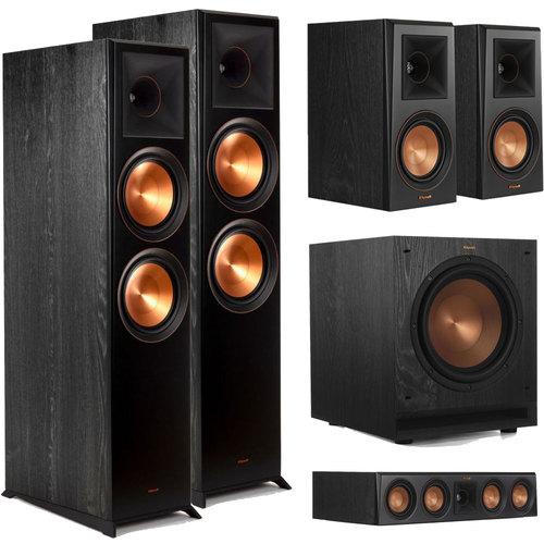 Klipsch RP-8000F Reference Premiere 8` Floorstanding Speakers with Home Theater Bundle