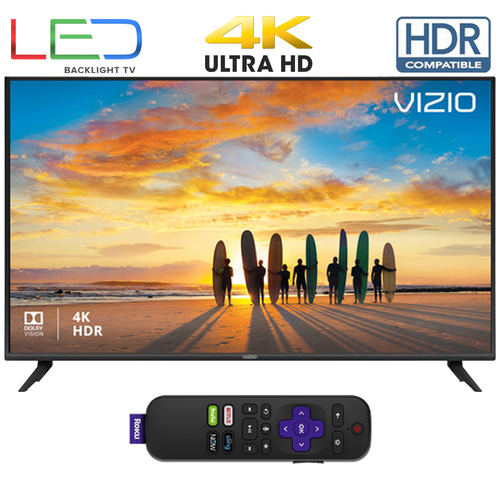 Vizio V585G1 V-Series 58` Full Array LED Smart TV - Renewed with Roku Streaming Stick