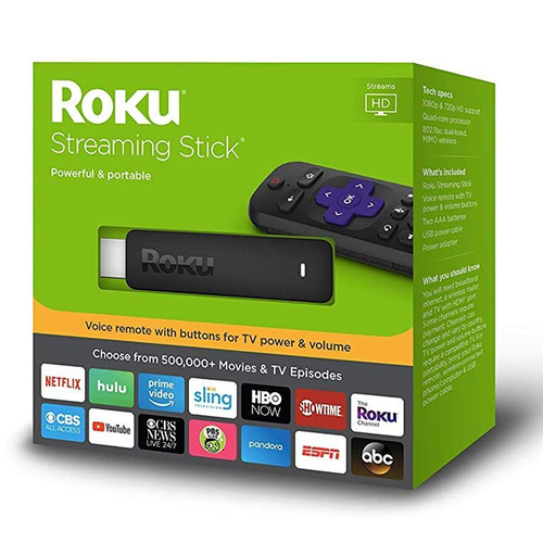 Roku 3800RW Streaming Stick GEN6 with Voice Remote 