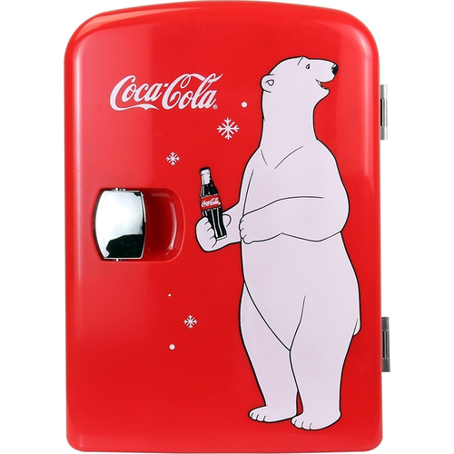 Koolatron Polar Bear Coca-Cola 4 Liter/6 Can Portable Cooler