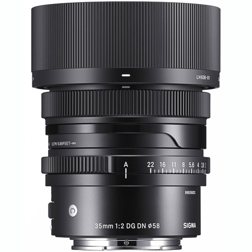 Sigma 35mm F2 Contemporary DG DN Lens for Sony E Mount Full Frame Mirrorless 347965
