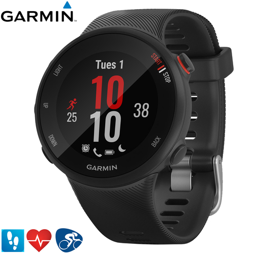 Garmin Forerunner 45S GPS Heart Rate Monitor Running Smartwatch, Black - Renewed