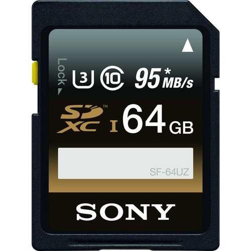 Sony SF64UZ/TQN 64GB SDXC UHS-1 High Speed Memory Card