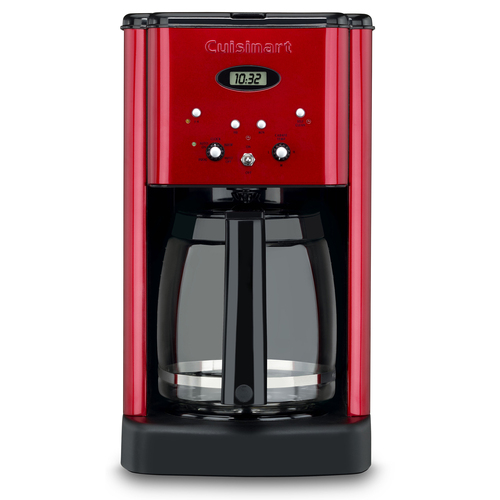 Cuisinart DCC-1200 Brew Central 12 Cup Programmable Coffeemaker, Red, Refurbished