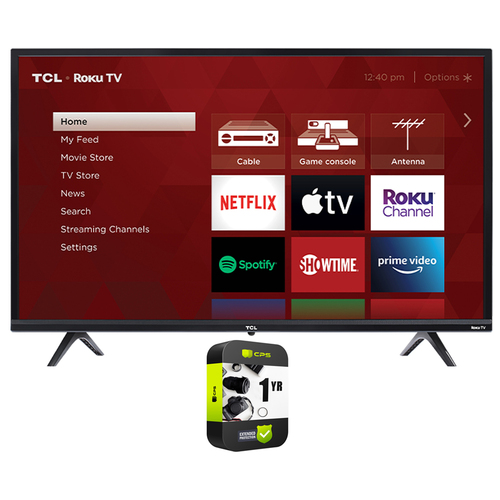 TCL 75` 4-Series 4K Ultra HD Smart Roku LED TV with 1 Year Extended Warranty