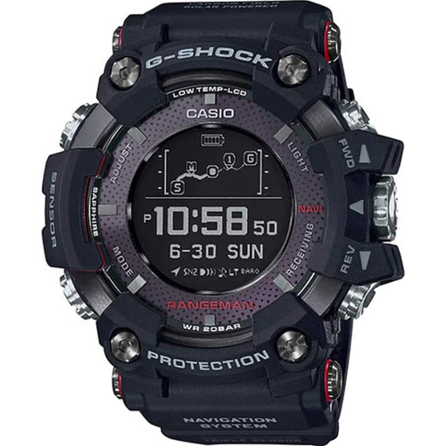 Casio PREMIER GS Rangeman Solar GPS Wristwatch GPRB1000-1