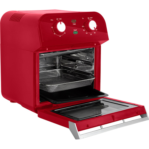 Deco Chef XL 12.7QT Oil Free Air Fryer Convection Oven Multi-Function X-Large Capacity Red