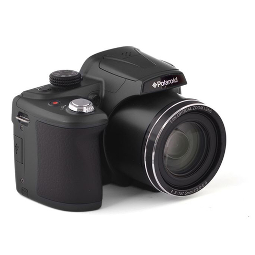 Black Polaroid 18MP 50x Zoom Instant Digital Camera with 3-inch TFT 