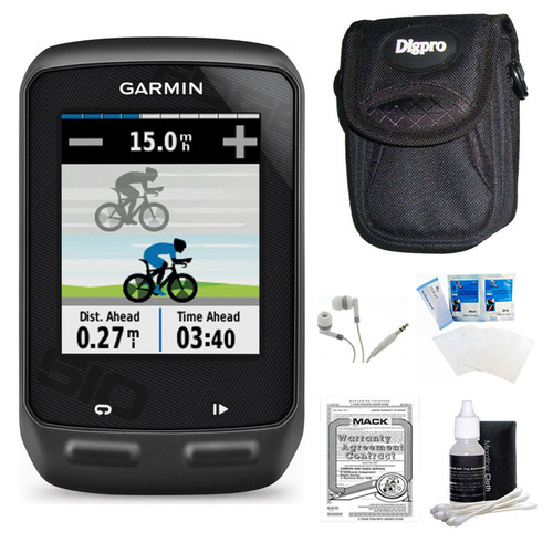 Garmin Edge 510 Cycling Performance Monitor and Sensors GPS with Case and Warranty Kit